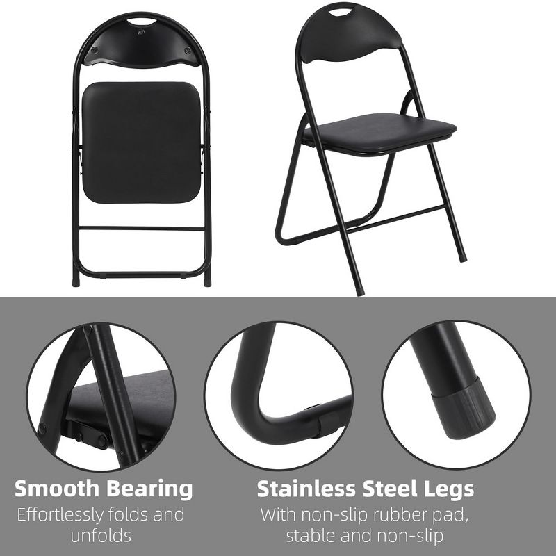 Folding Chairs with Padded Seats, 3 of 9