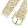 Allegra K Women's Chunky Buckle Braided Woven Wide Dress Waist Belts 58-84cm/22.83-33.07" - 2 of 4