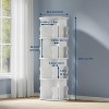 4 Tier Rotating Bookshelf, Wood Spinning Bookshelf Tower, 360 Revolving Corner Bookshelves for Small Spaces, Floor Standing Bookcase for Home Office - 3 of 4