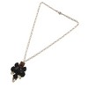 SOHI Women's Onyx Black Party Stone Pendant Necklace - 2 of 4