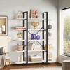 UbMelt 5-Tier Book Shelf Corner Freestanding Bookcase Storage Organizer for Living Room,Bedroom,Office - 2 of 4