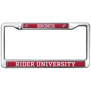 Rider University Mascot Full Size Standard License Plate Metal Frame - 1 of 4