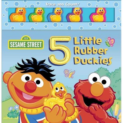 Sesame Street: 5 Little Rubber Duckies - by  Matt Mitter (Board Book)