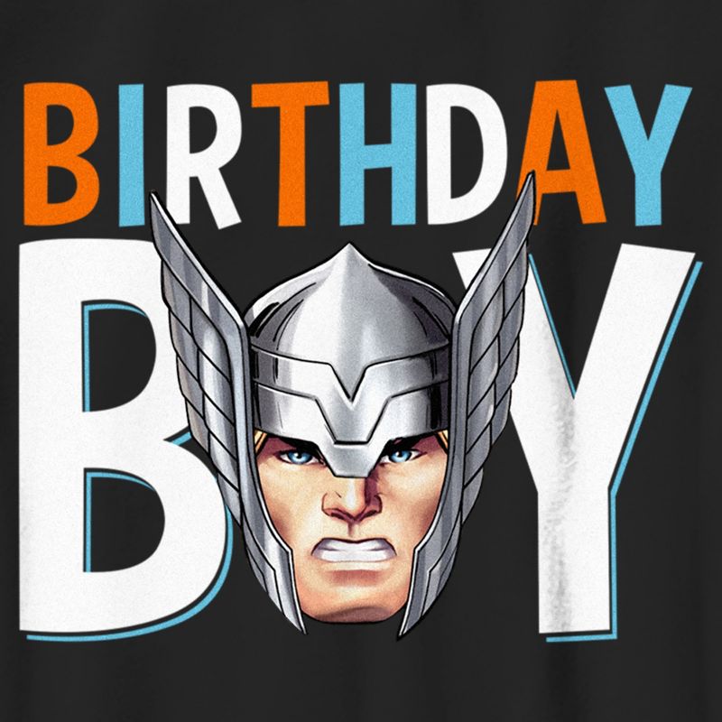 Boy's Marvel Birthday Boy Thor T-Shirt, 2 of 6