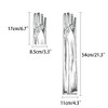 INSPIRE CHIC Women's Faux Leather Shiny Full Finger Opera Long Evening Gloves - 2 of 4