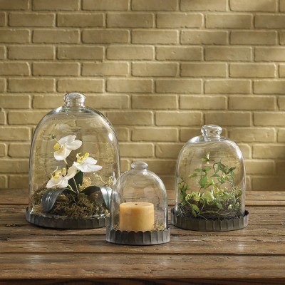 Park Designs Glass Bell Cloche 9.5"H