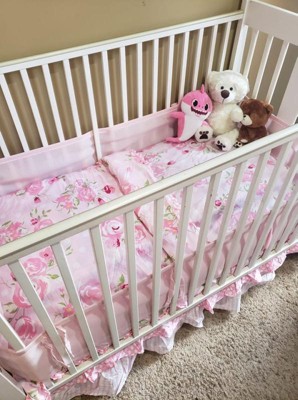 My baby sam rosebud lane 3 piece shop crib bedding set