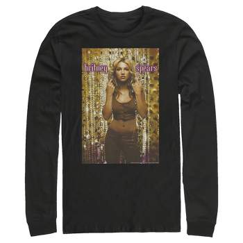 Men's Britney Spears Oops I Did It Again Album Cover Long Sleeve Shirt