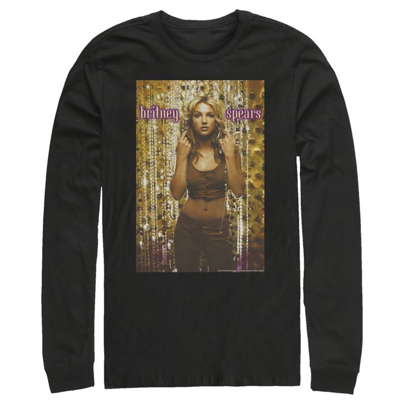 Men's Britney Spears Oops I Did It Again Album Cover Long Sleeve Shirt, 1 of 5