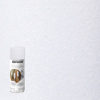 Rust-oleum 10.25oz Imagine Glitter Spray Paint White : Target