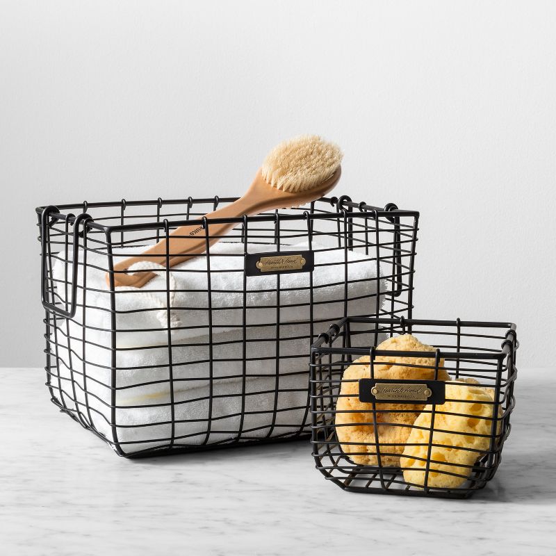 Wire Storage Basket Black - Hearth & Hand™ with Magnolia, 2 of 4
