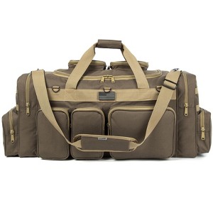 K-Cliffs Tactical Range Duffel Heavy Duty Lockable Travel Bag 33 inch Sport Gym Bag with US Flag Patch Large - 1 of 4