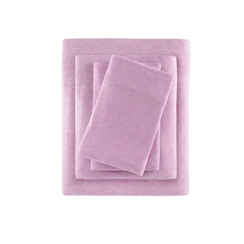 Heathered Cotton Jersey Knit Sheet Set®