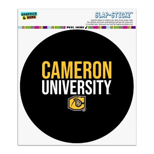 Cameron University Secndary Logo Automotive Car Window Locker Circle Bumper Sticker - 1 of 4