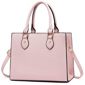 Crossbody Purses and Handbags PU Leather Tote Top Handle Satchel Shoulder Bags - 1 of 4