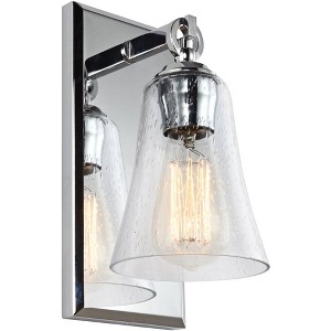 Generation Lighting Monterro 10 1/2" High Chrome Wall Sconce - 1 of 2
