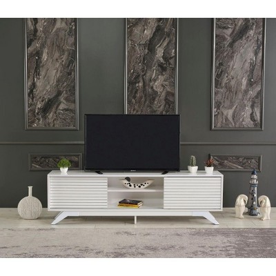NicBex TV Stands for 67 inch TV,Entertainment Center with Cabinets and Open Shelves,TV Console for Living Room, Bedroom, Home