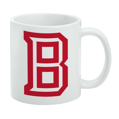 Bradley University Secondary Logo Ceramic Coffee Mug Novelty Gift Mugs for Coffee Tea and Hot Drinks 11oz White