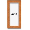 PosterPalooza | Panoramic Classic Brown Picture Frame - UV Acrylic, Foam Board Backing, Hanging Hardware - 2 of 4