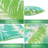 Tramull 2 Pack Outdoor Throw Pillows 18x18 Inch for Garden Furniture, Poolside & Porch Decor - 3 of 4