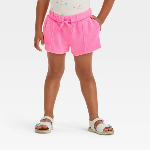 Toddler Girls' Shorts - Cat & Jack™ Neon Pink 5T