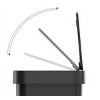 Touchless Automatic Kitchen Trash Can, 13.2 Gallon, Plastic Motion Sensor Garbage Bin with Soft-Close Lid, Black - 3 of 4