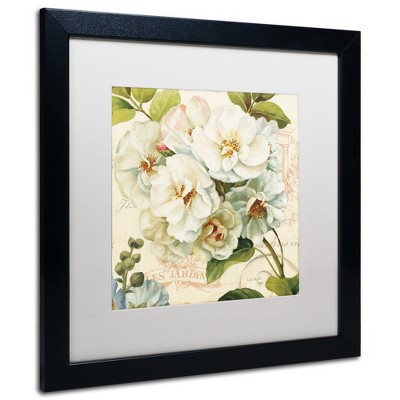 Trademark Fine Art -Lisa Audit 'Les Jardin III' Matted Framed Art
