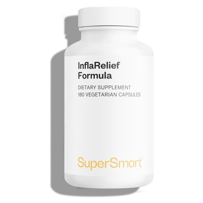 SuperSmart InflaRelief Formula - with Perluxan Hops Extract, Curcumin C3, 5 Loxin, Bioperine | Non-GMO & Gluten Free - 180 Vegetarian Capsules