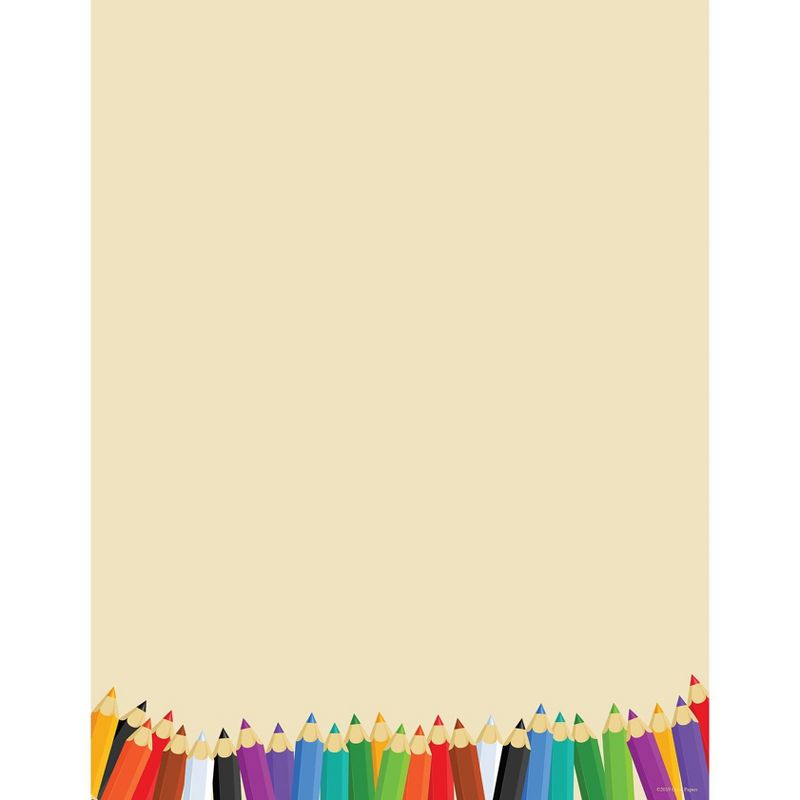 80ct Back To School Letterhead Ivory, 1 of 4