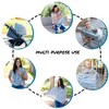 Dodo Babies Nursing Cover Set - Soft, Multipurpose Stretch Scarf for Breastfeeding and Car Seat Cover, Two Universal Pacifier Holders - 3 of 4