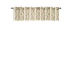 Fretwork Print Grommet Top Window Valance Beige/Gold 50x18in - 2 of 4