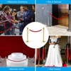 Unique Bargains Hotel Adjustable Velvet Crowd Control Stanchion Rope with Snap Hooks 2 Pcs - 4 of 4