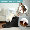 Cozy Kiss PetSafe Curved Dog Stairs – Foam Ramp for Small Pets, Non-Slip Ladder for Bed & Sofa with Waterproof Cover - 3 of 4