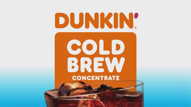 Dunkin Cold Concentrate Original Medium Roast Coffee - 31oz, 2 of 8, play video