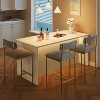Garvee Bar Stools Set, Upholstered Bar Stool with Backrest and Footrest, Kitchen Barstools for Island,Counter Bar, Easy Assembly - 2 of 4