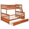 Twin Over Full Bunk Bed with Ladders and Two Storage Drawers - 4 of 4