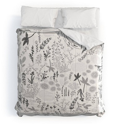 Pink Iveta Abolina Floral Goodness Comforter Set - Deny Designs
