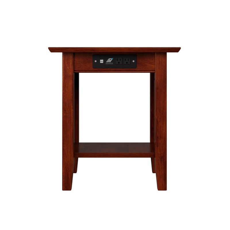 Nantucket End Table with Charger - AFI, 6 of 8