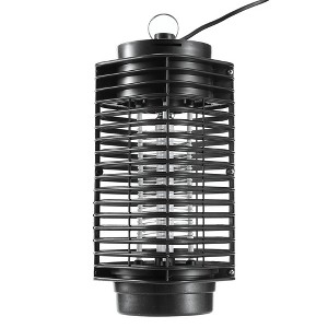 iMountek "Electric Bug Zapper UV Light: Odorless, Noiseless Insect Killer for Home, Restaurant, and Outdoors" Black - 1 of 4