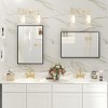Apmir H Rectangular High-Strength Tempered Glass and Aluminum Alloy Framed French Cleat Mounted Wall Decor Bathroom Vanity Mirror in Matte Black - 4 of 4