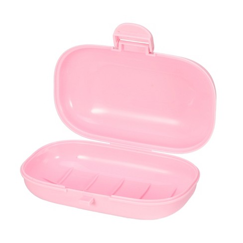 Unique Bargains Portable Travel Soap Box 4.80x3.07x1.73 1 Pc Pink :  Target