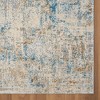 2' X 3' Blue and Ivory Abstract Area Rug - 4 of 4