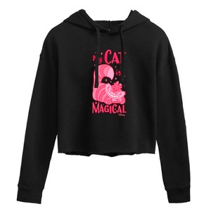 Women's - Disney - Cats & Dogs Cropped Graphic Hoodie - 1 of 3