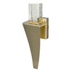 CWI Lighting Catania LED Integrated Satin Gold Wall Light - 2 of 4