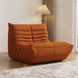 SYFERLORY Soft Beanbag Chair - Memory Foam Floor Sofa for Living Room, Bedroom or Office - Single Seat Lounger with Removable Cover - 1 of 4