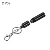 Unique Bargains Snooker Billiard Pool Cue Tip Shaper Pool Repair Tool Billiard Cue Care Accessory with Keychain - 3 of 4