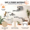 VEVOR Wall Mounted Cat Shelves, Cat Wall Shelves and Perches with Jumping Boards, Hammock, Sofa, Cat Tree & Cat Grip, Cat Furniture, Gray - 4 of 4