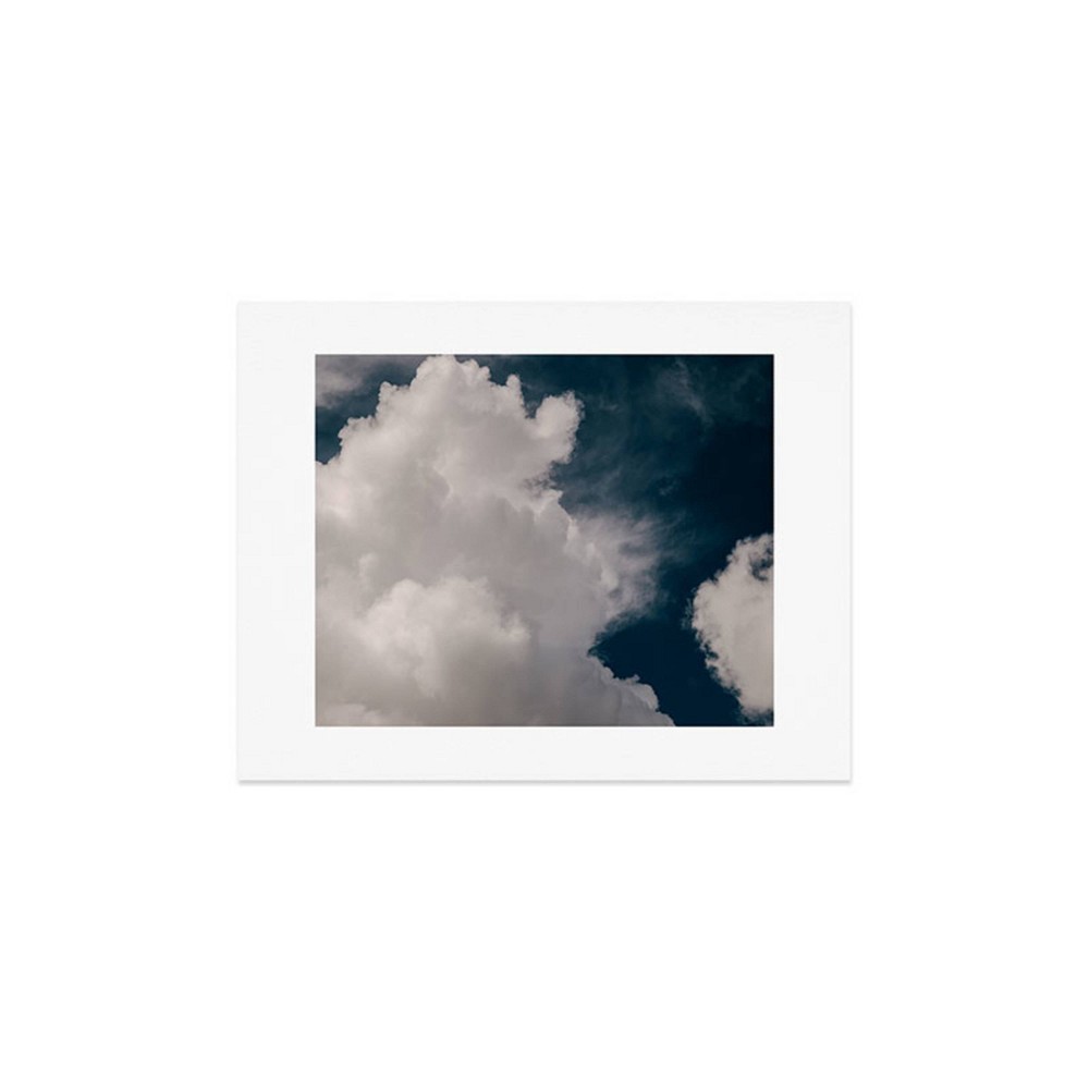 Photos - Other Decoration Deny Designs 11"x14" Hannah Kemp Puffy Clouds Art Print