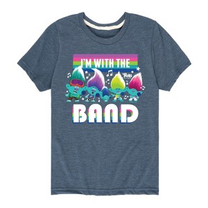 Boys' - Trolls - I'm With The Band Branch and Brothers Short Sleeve Graphic T-Shirt - 1 of 4