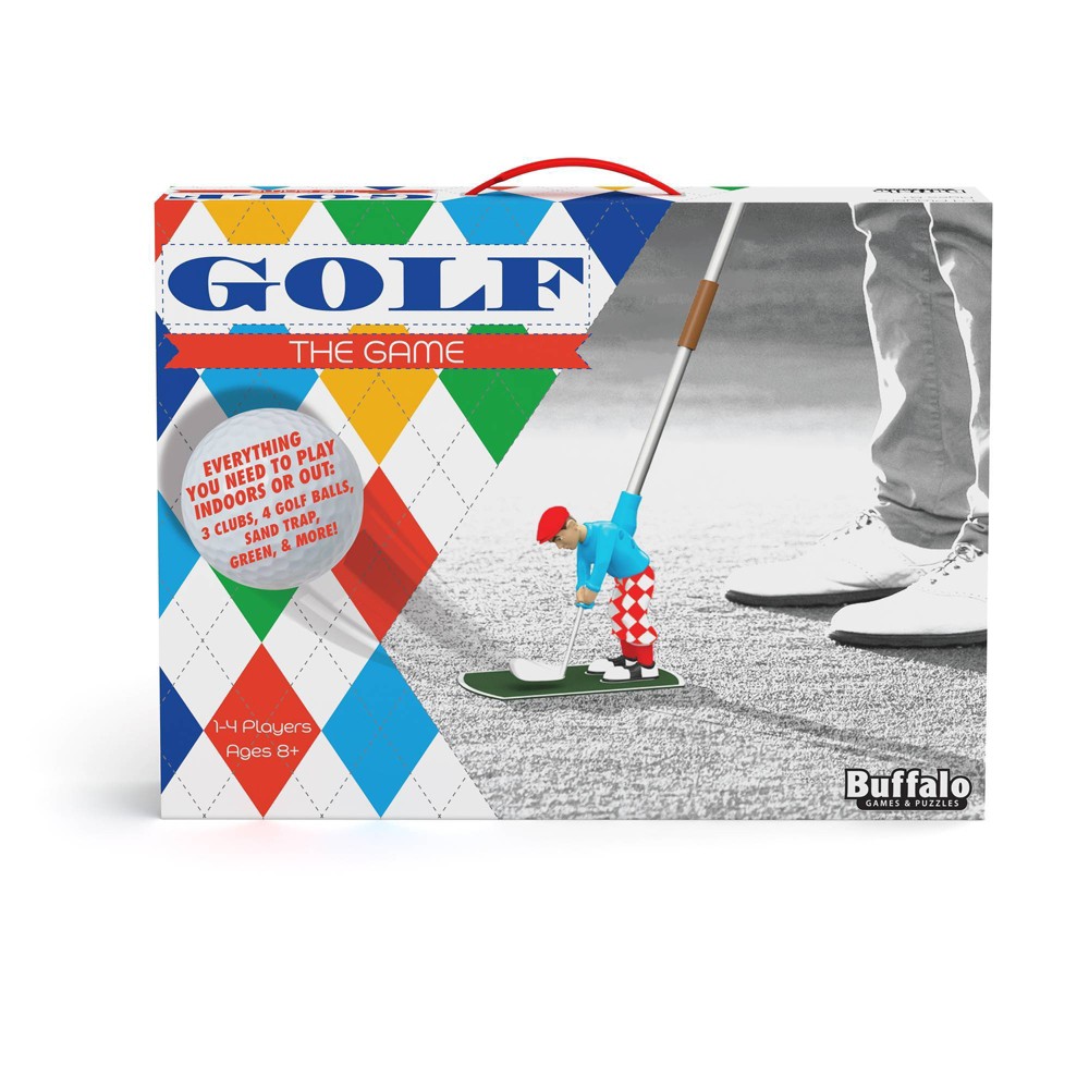 Golf The Game Indoor/Outdoor Dexterity Minigolf Game **some damage on box**